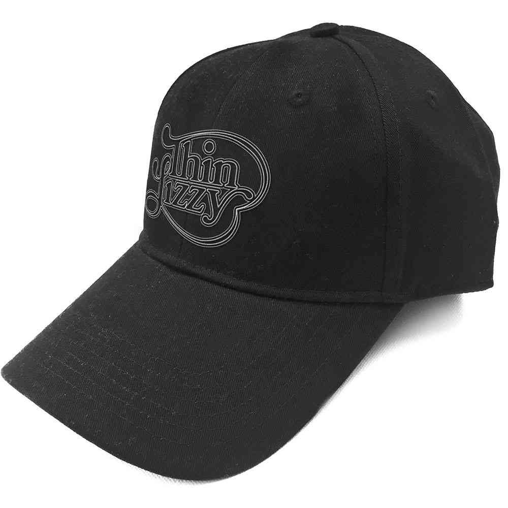 Thin Lizzy - Scroll Logo Baseball pet - Zwart